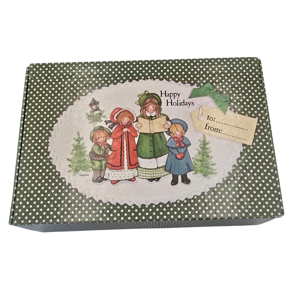 Vintage General Box Co.‎ Christmas Nestled Pencil Gift Box Set 3ct. NEW